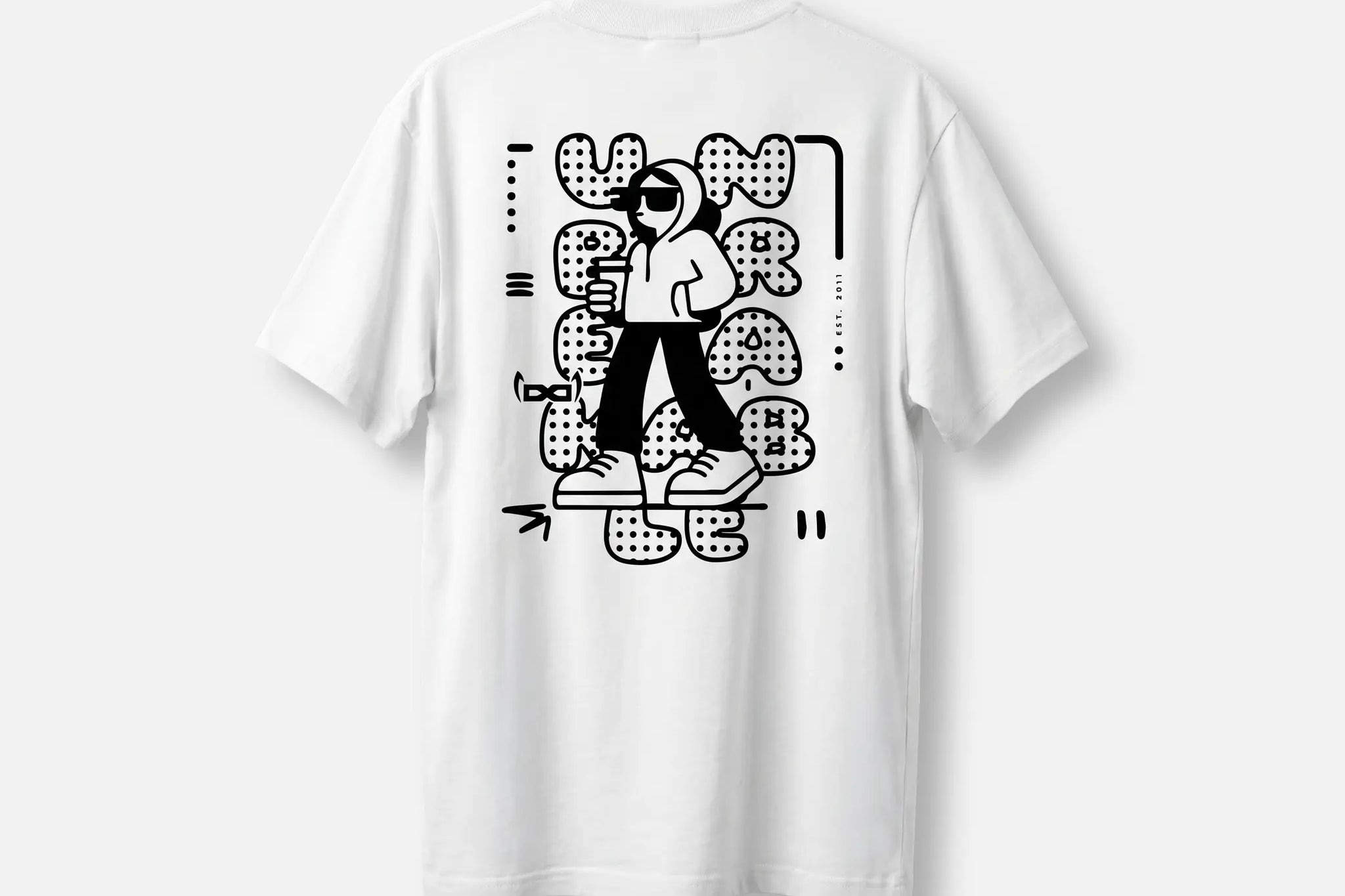 Relaxed T-Shirt - Flat White Tee XL