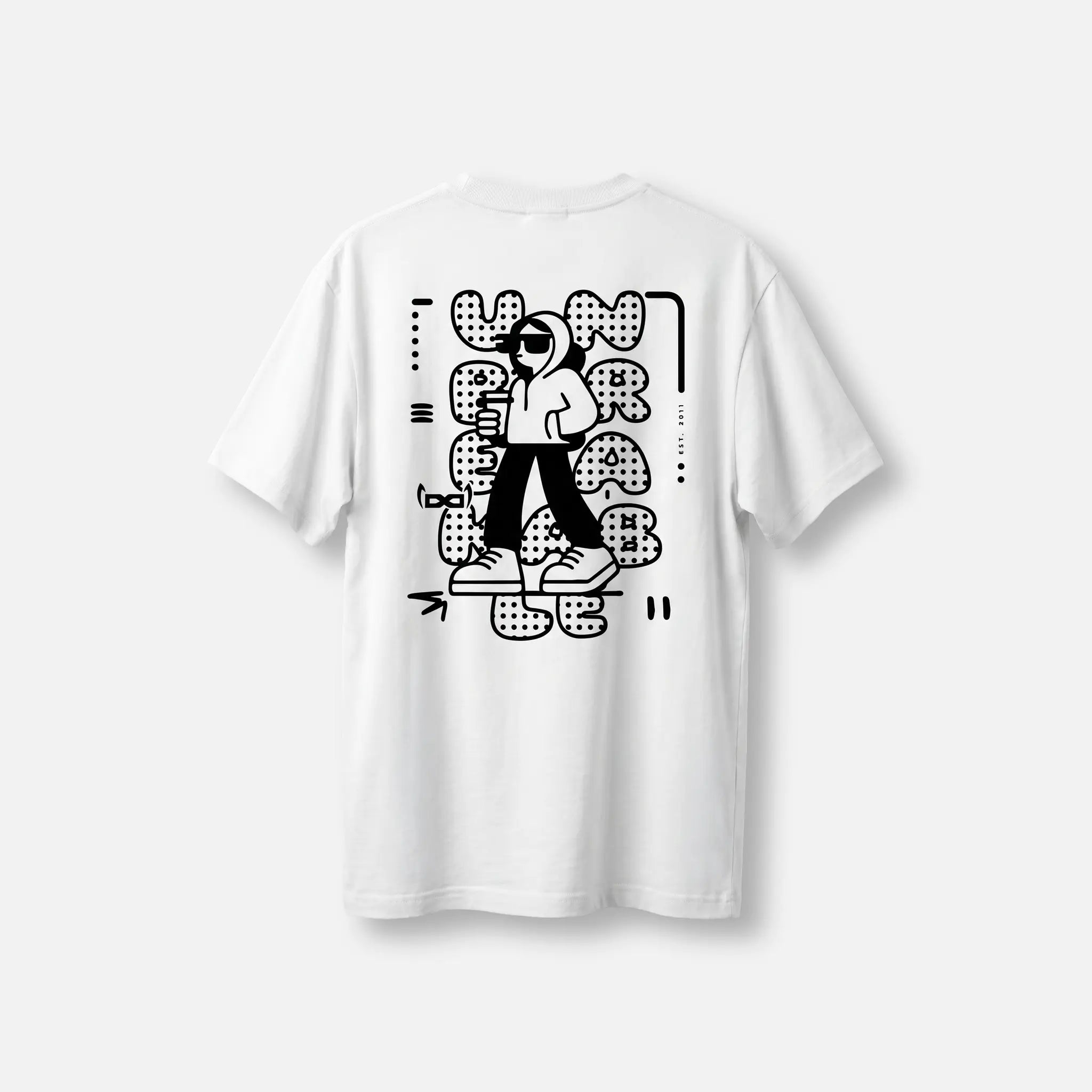 gloryfy Flat White Tee - Flat White Tee XL